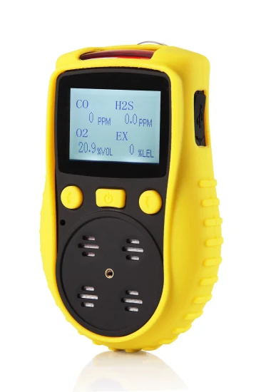 Pantalla LCD Hf 0-10ppm Analizador de gas de difusión Detector de gas de fluoruro de hidrógeno con análisis de datos